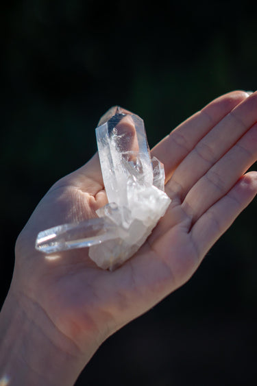 Luminous Clear Quartz Cluster